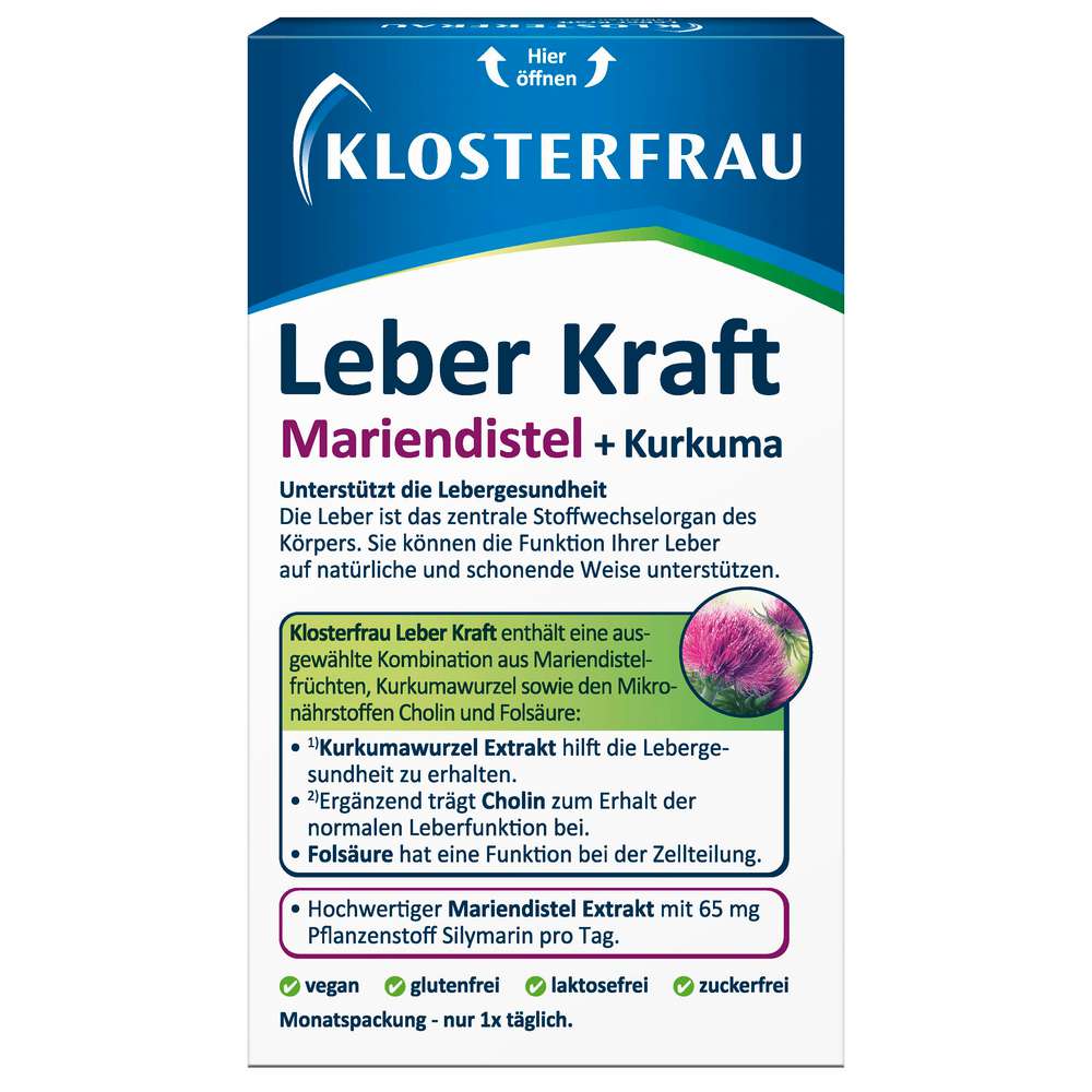 Produktabbildung Klosterfrau  Leber Kraft Tabletten