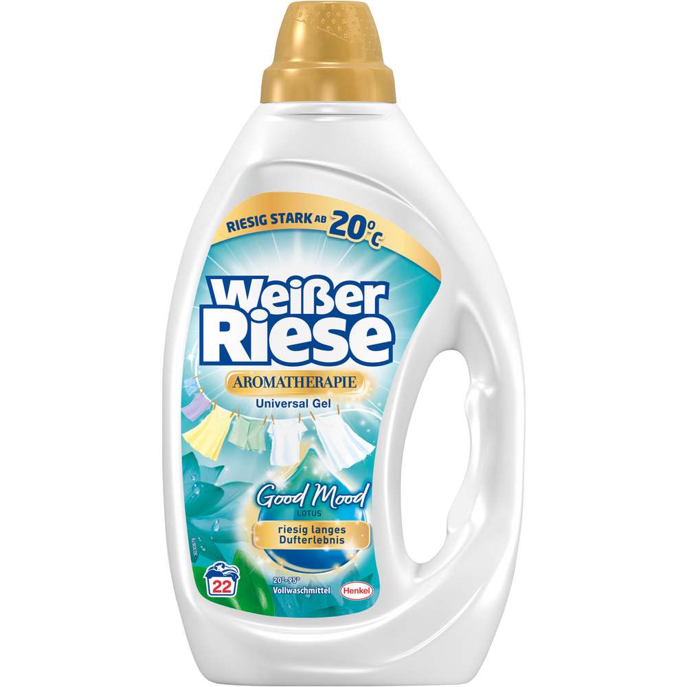 Produktabbildung Weißer Riese Universal-Waschmittel Gel, Aromatherapie Lotus