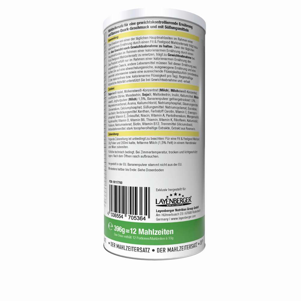 Produktabbildung Layenberger Fit+Feelgood Slim Shake, Banane