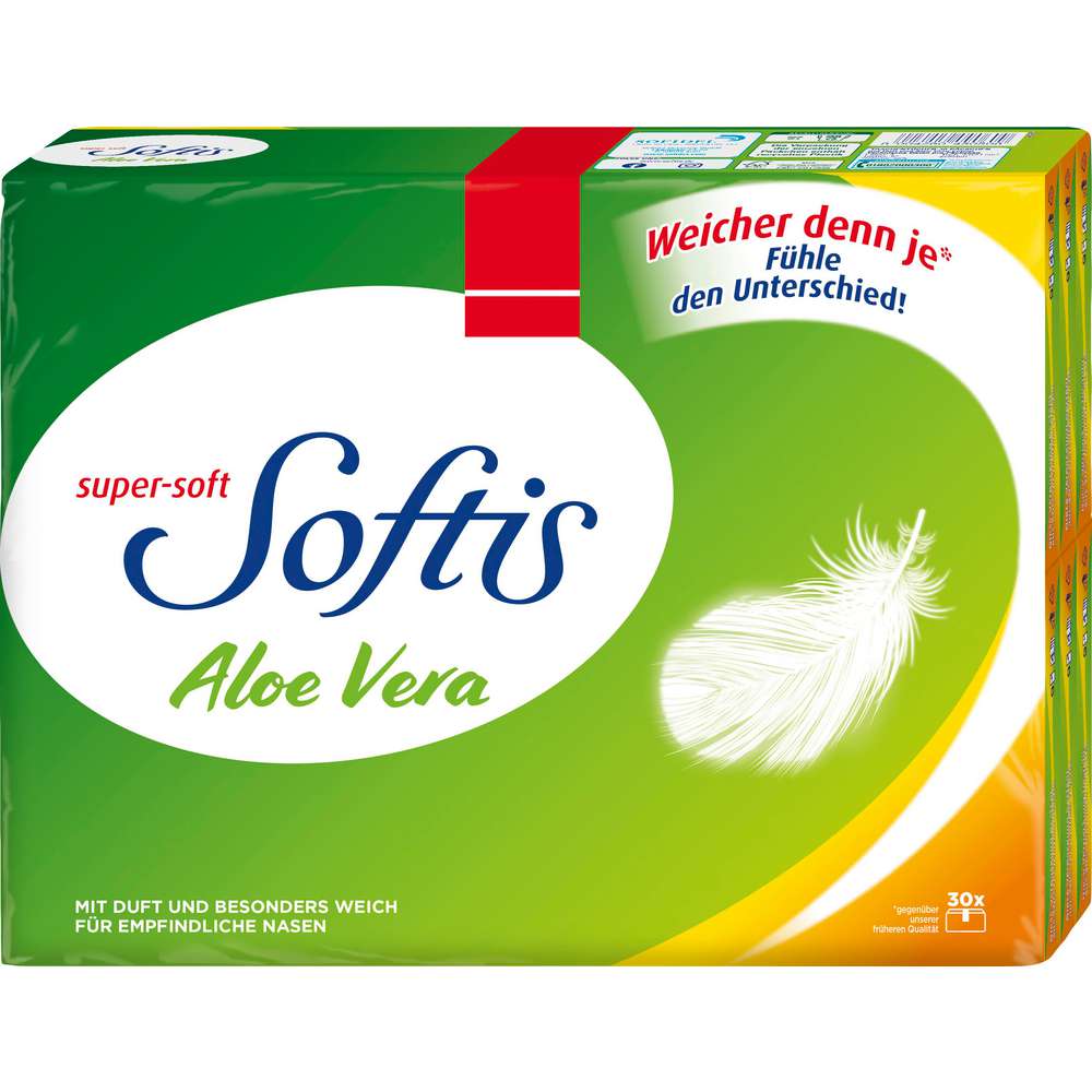 Produktabbildung Softis Taschentücher, Aloe Vera