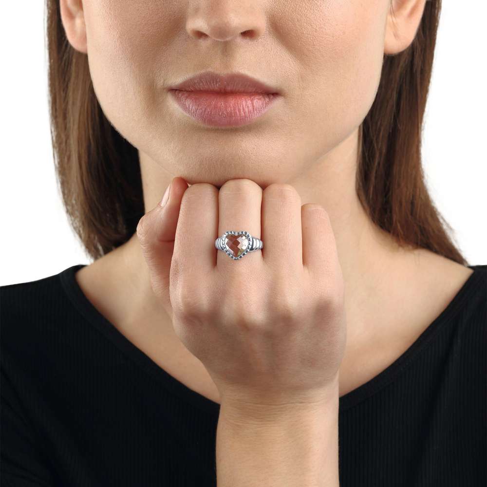 Produktabbildung Noelani Ring mit Stein aus Silber 925 mit Zirkonia