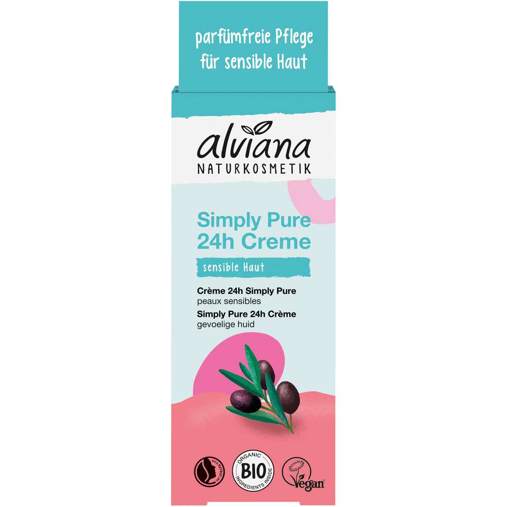 Produktabbildung Alviana Simply Pure 24h Creme Bio
