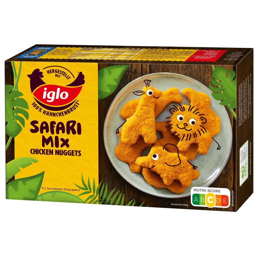 Produktabbildung Iglo Chicken Nuggets Safari-Mix