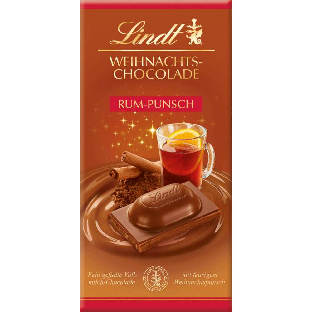 Produktabbildung Lindt Schokolade Punsch, Vollmilch