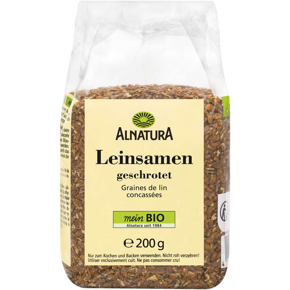 Produktabbildung Alnatura Bio Leinsamen, geschrotet
