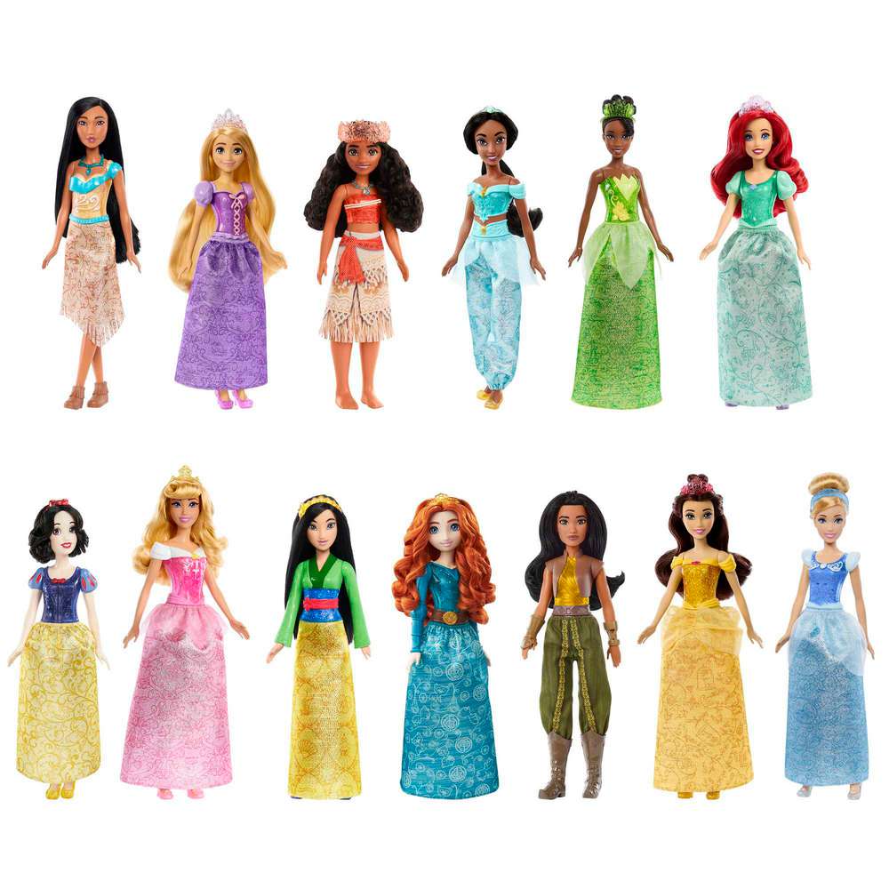 Produktabbildung Mattel Disney Prinzessin Modepuppen, sortiert