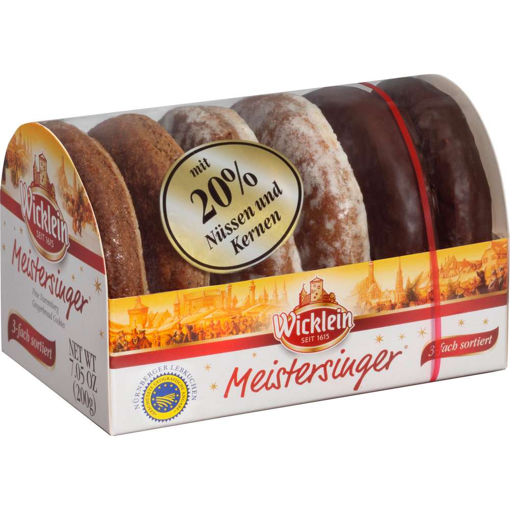 Produktabbildung Wicklein Meistersinger Lebkuchen, 3-fach