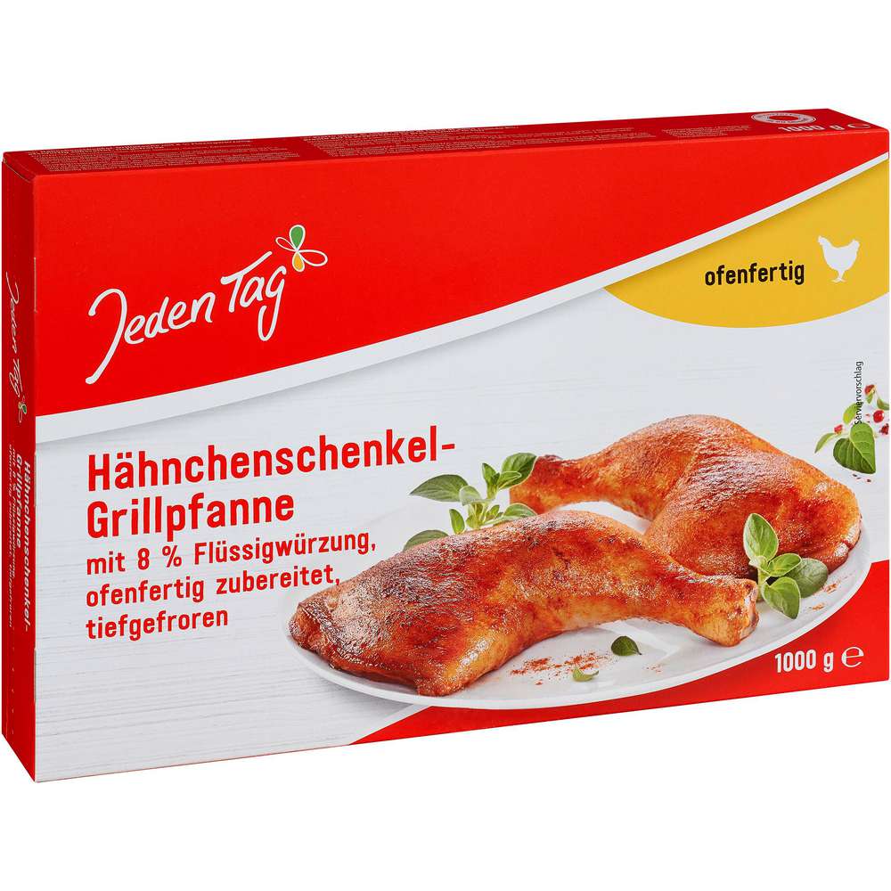 Produktabbildung Jeden Tag Hähnchenschenkel-Grillpfanne