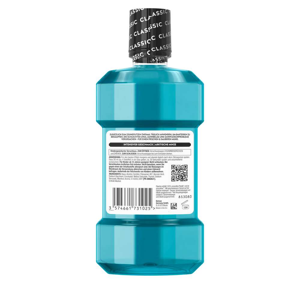Produktabbildung Listerine Mundspülung Cool Mint, Anti-Bakteriell