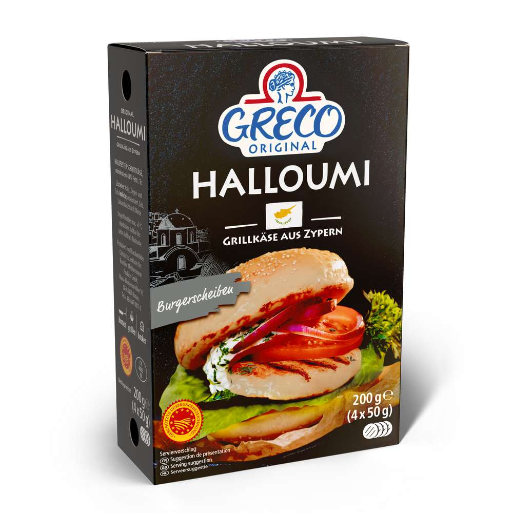 Produktabbildung Greco Halloumi, Burger Patties