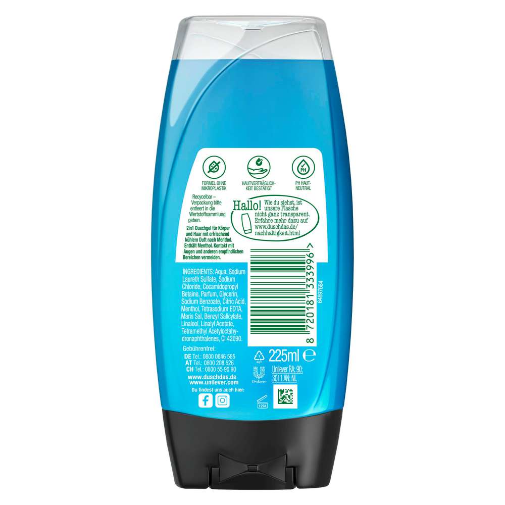 Produktabbildung Duschdas Duschgel, Ice Kick 3in1