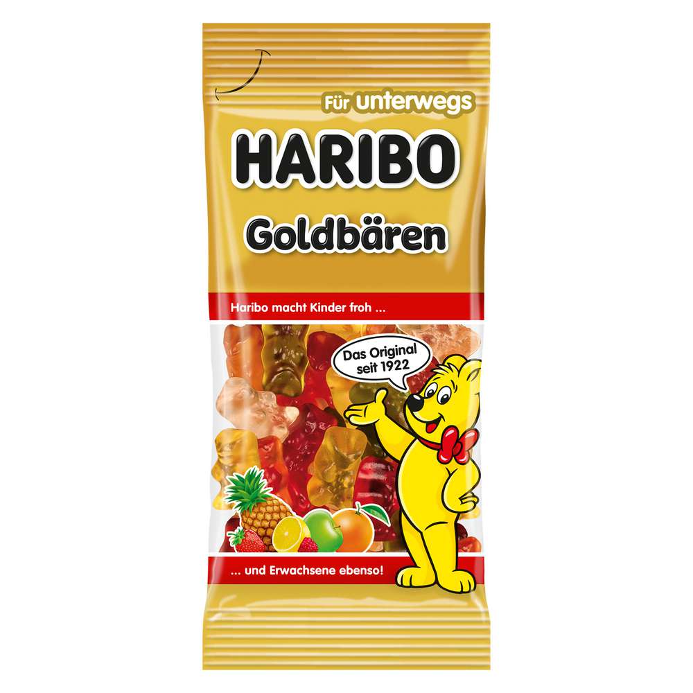 Produktabbildung Haribo Goldbären Mini Taschenpackung