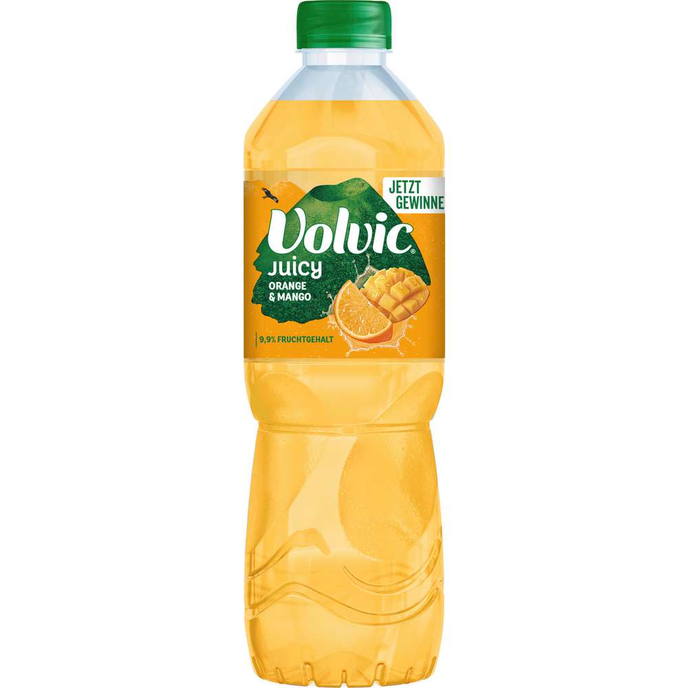 Produktabbildung Volvic Mineralwasser Juicy, Orange-Mango-Geschmack, Naturell