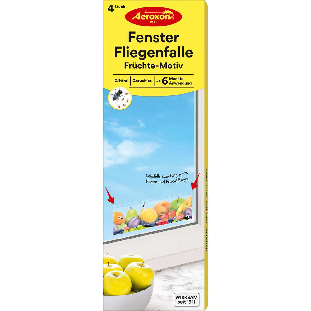 Produktabbildung Aeroxon Fenster-Fliegenfalle, Früchte
