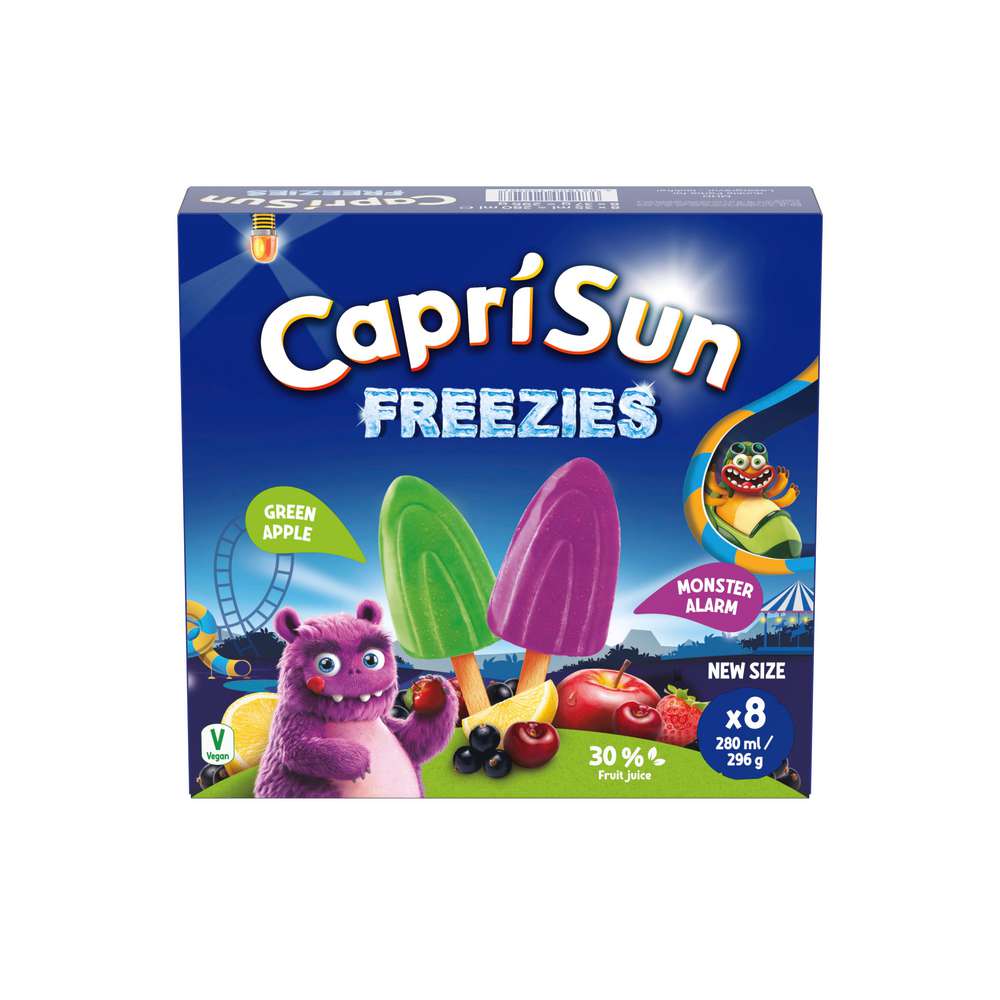 Produktabbildung Capri-Sun Stiel-Eis Freezies, Monster