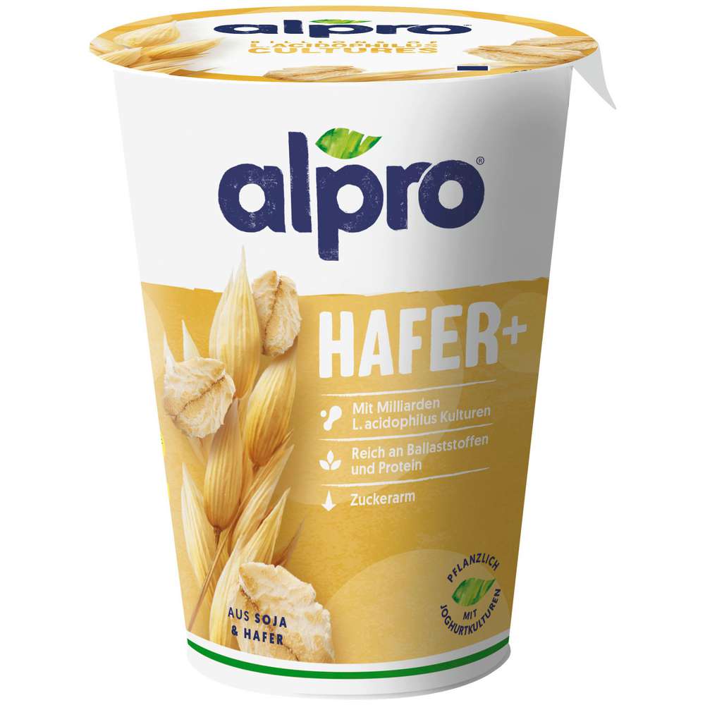 Produktabbildung Alpro Soja-Joghurtalternative Hafer+, Natur