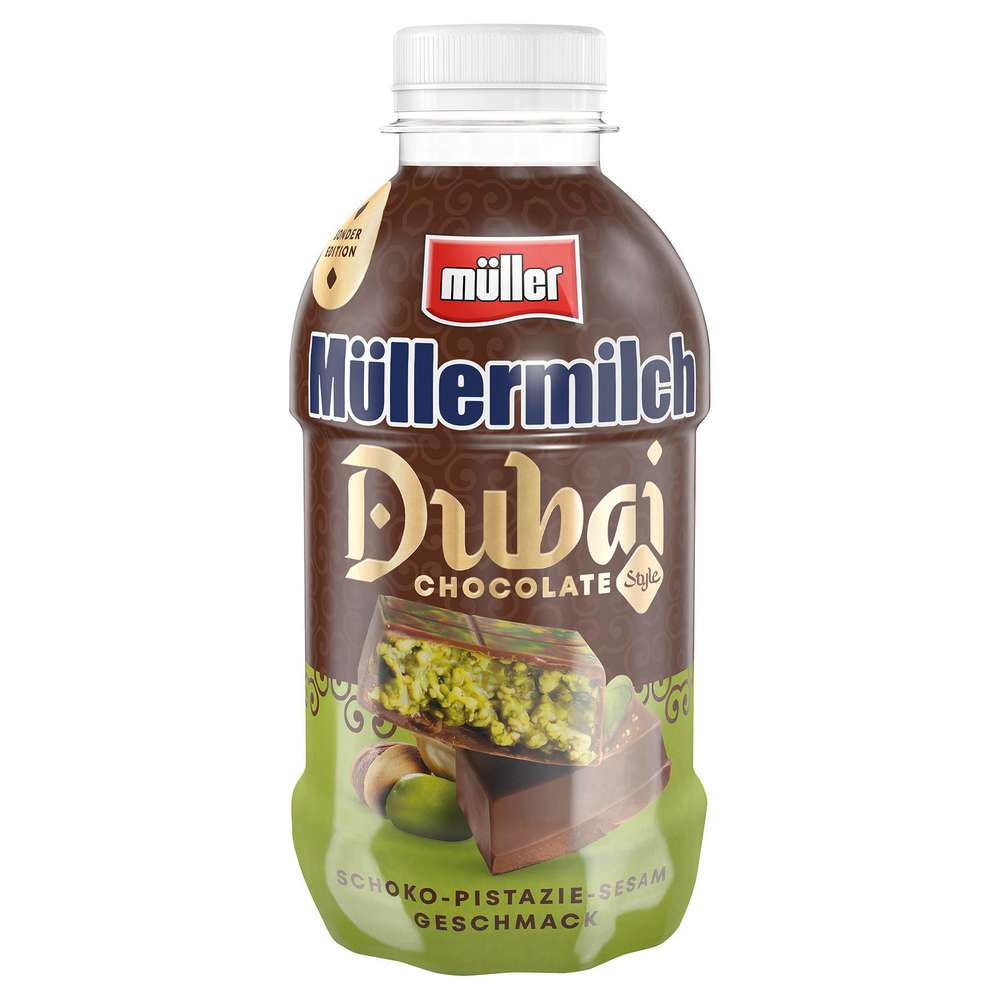Produktabbildung Müller Müllermilch Dubai Chocolate Style