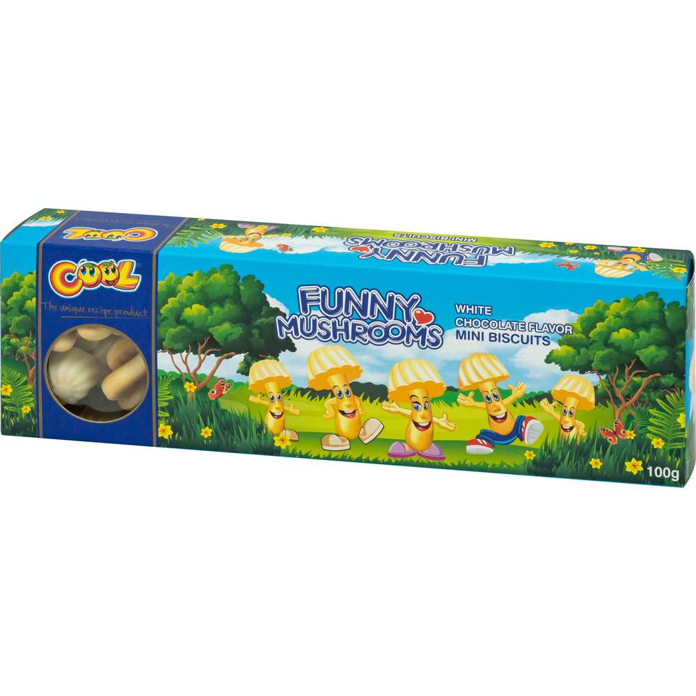 Produktabbildung International Sweet Mini Biscuits, White Chocolate Flavor