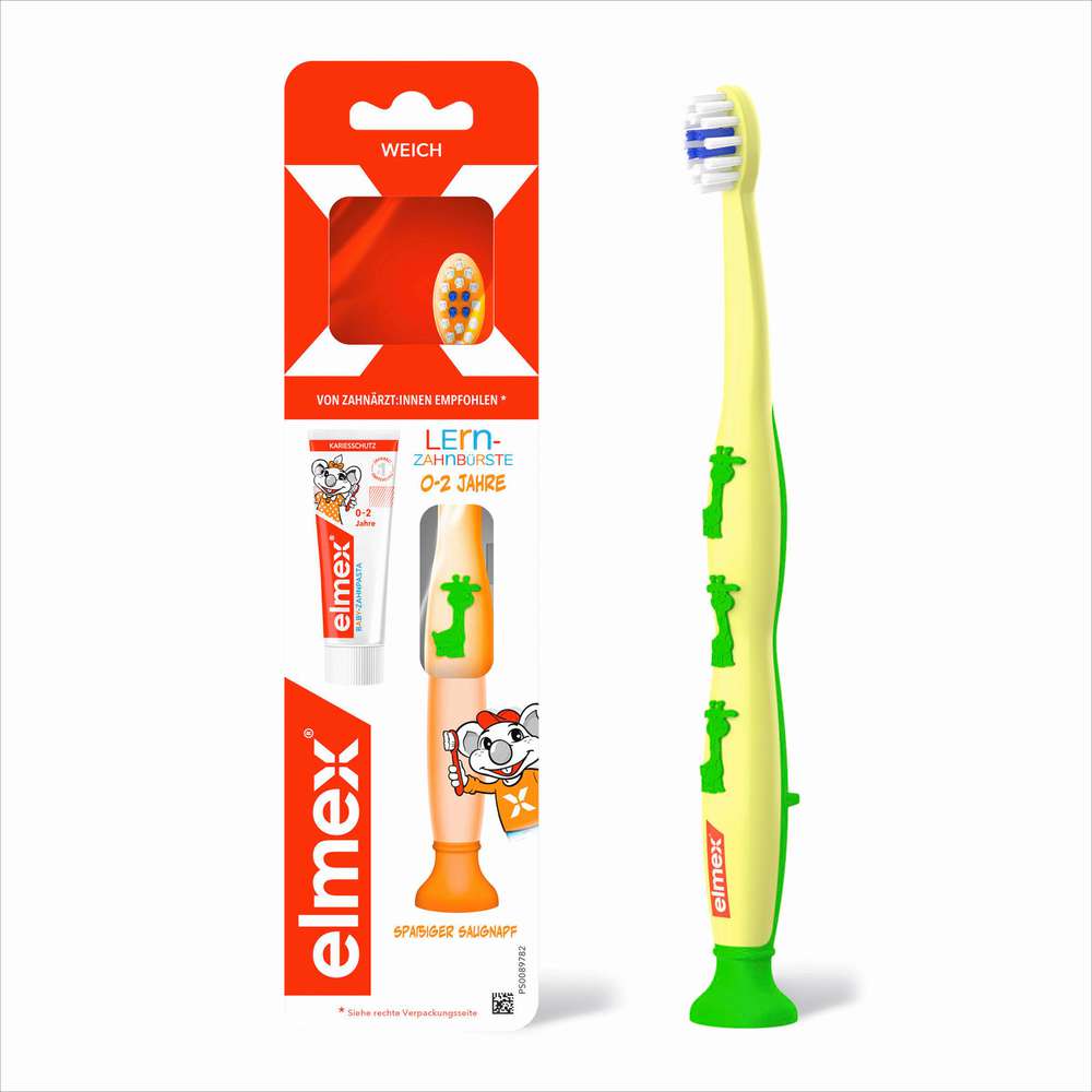 Produktabbildung elmex Kinder Lernzahnbürste + Zahncreme - verschiedene Farben