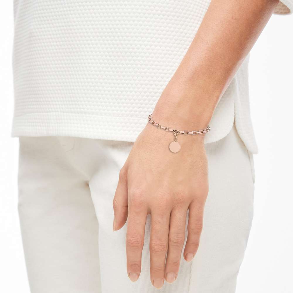 Produktabbildung s.Oliver Damen Armband aus Edelstahl, vergoldet (4056867023597)