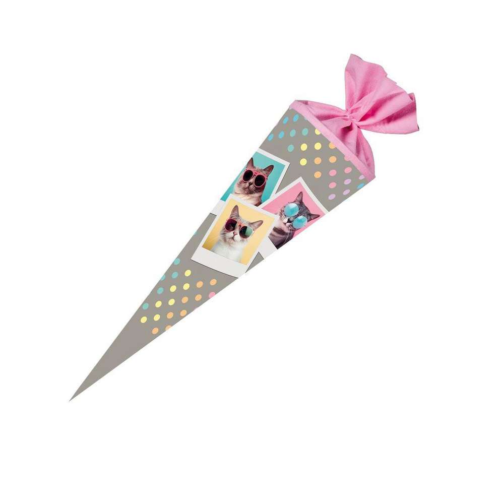 Produktabbildung Nestler GmBh Schultüte 70cm Cool Cats