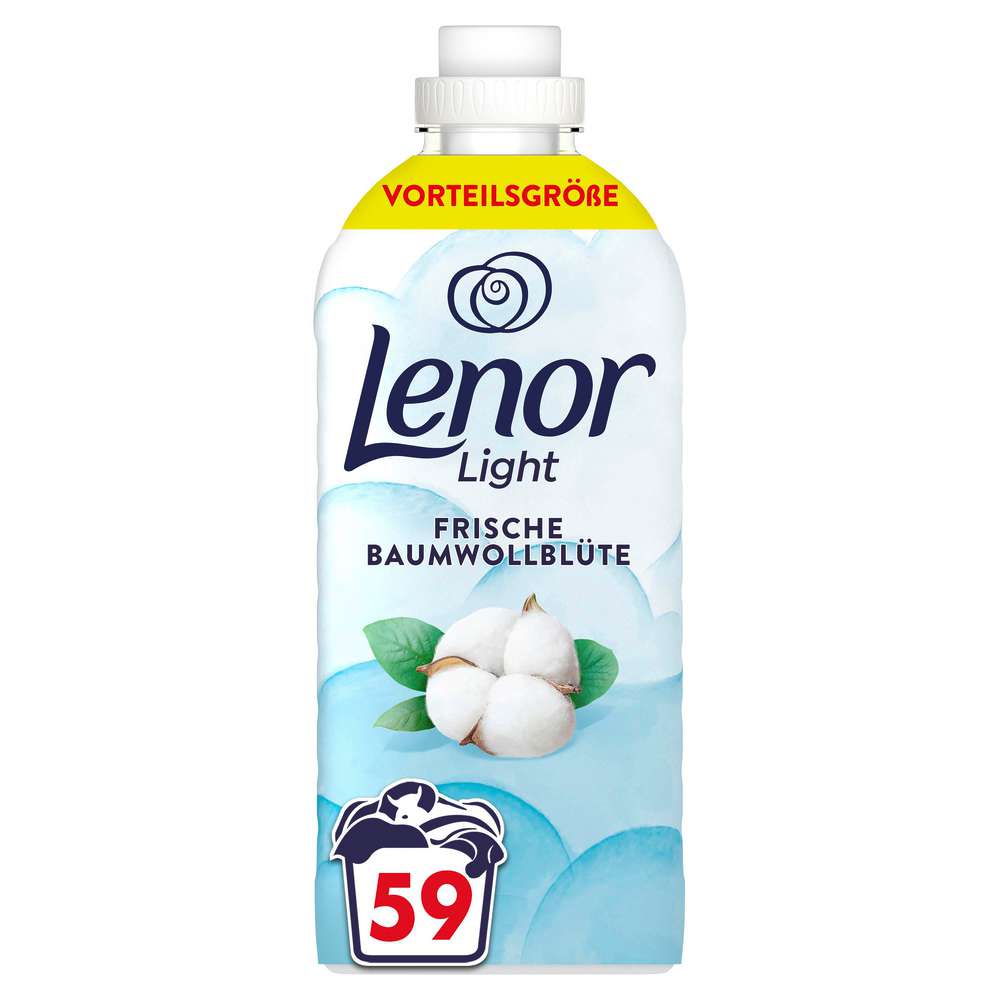 Produktabbildung Lenor Weichspüler Light, Baumwollblüte