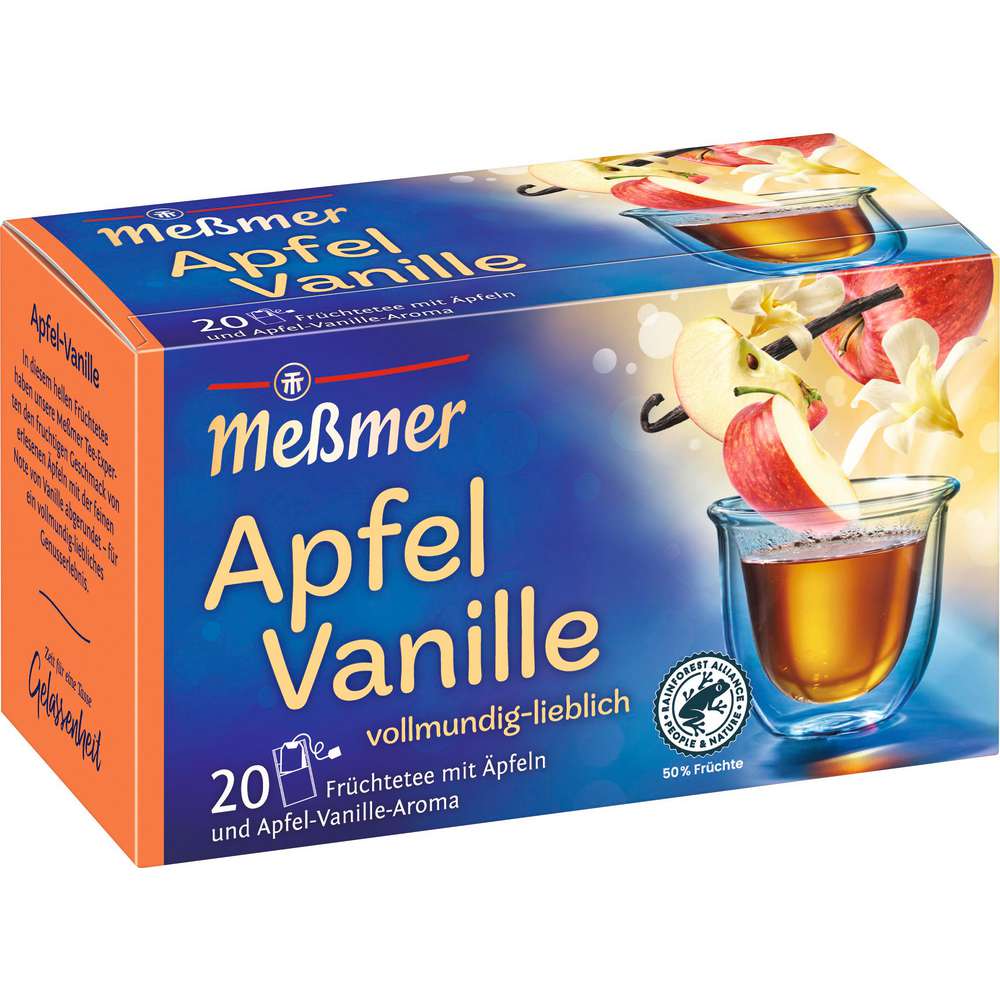 Produktabbildung Messmer Früchtetee, Apfel/Vanille