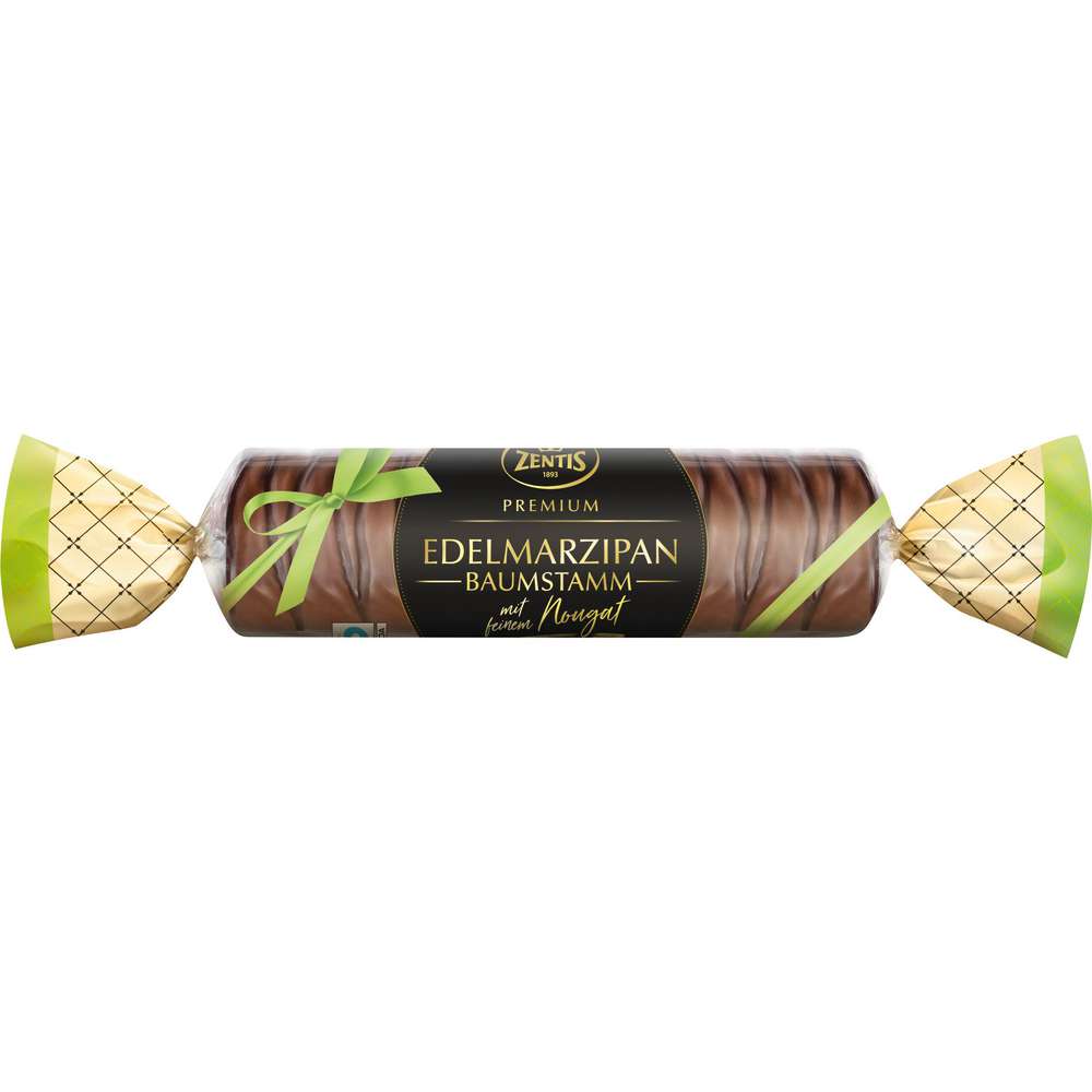 Produktabbildung Zentis Edel-Marzipan-Baumstamm mit Nougat