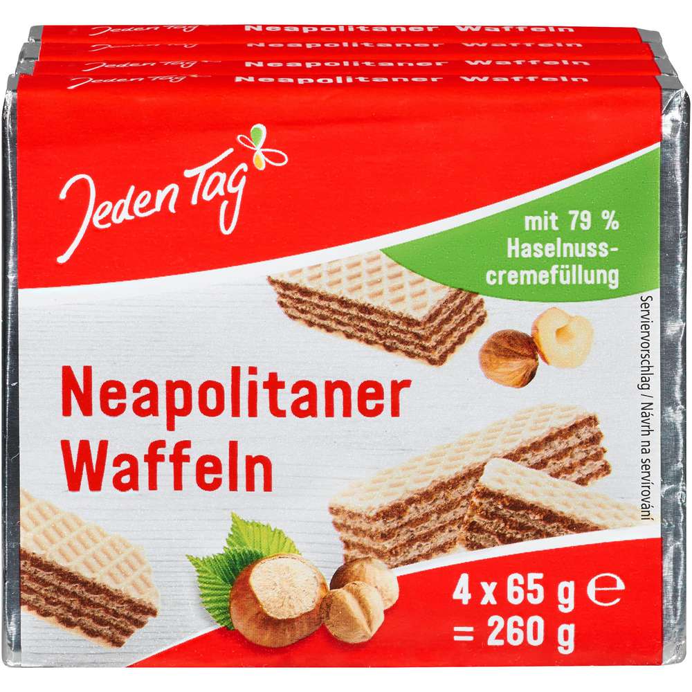 Produktabbildung Jeden Tag Neapolitaner Schnitten, Haselnuss