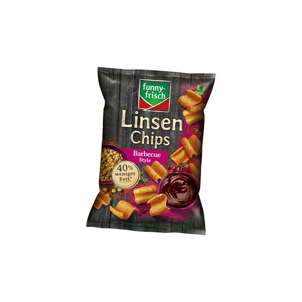 Produktabbildung funny-frisch  Linsen Chips BBQ Style