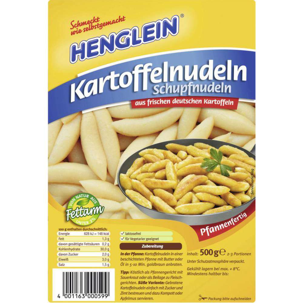 Produktabbildung Henglein Schupfnudeln Kartoffelnudeln