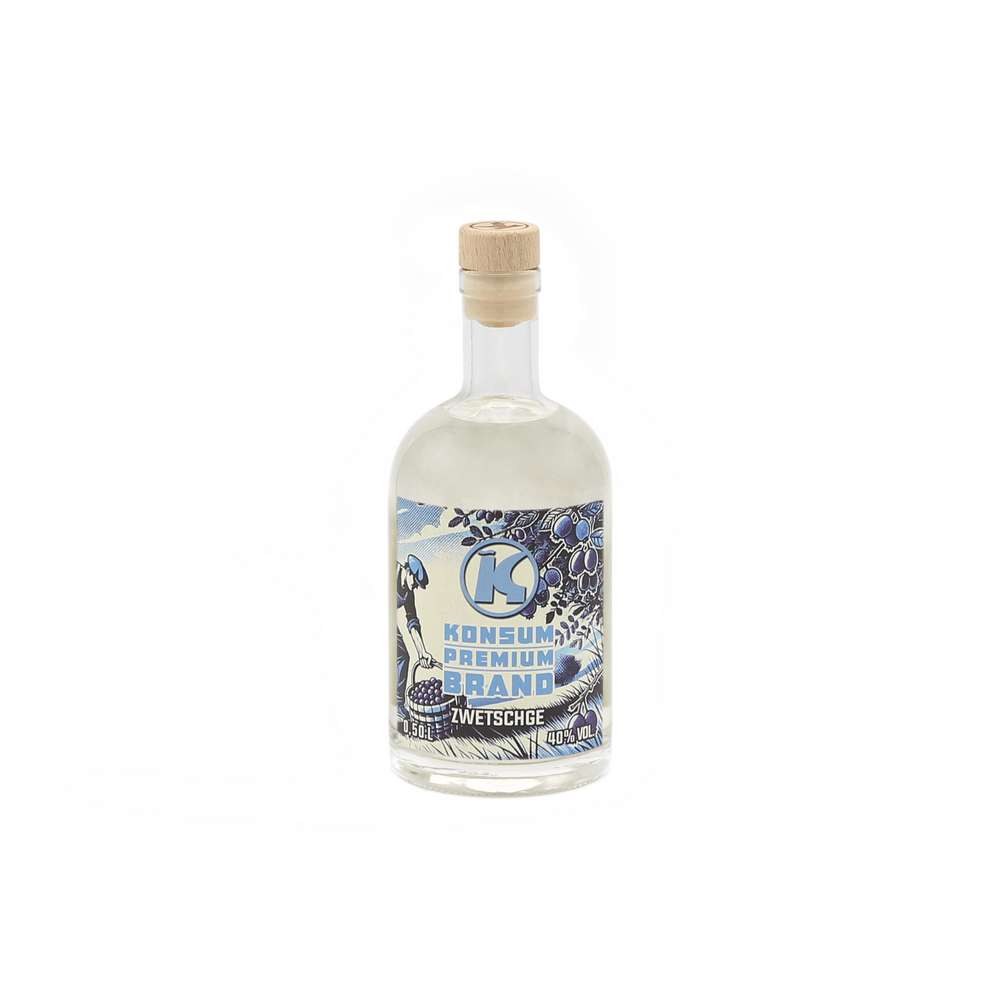 Produktabbildung Konsum Premium Brand Zwetschge 40 %