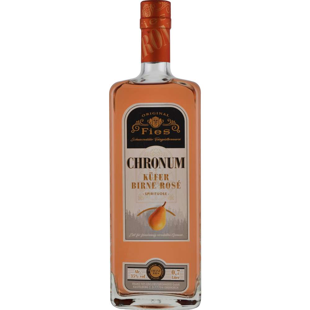Produktabbildung Fies Chronum Küfer Birne Rosé 35%