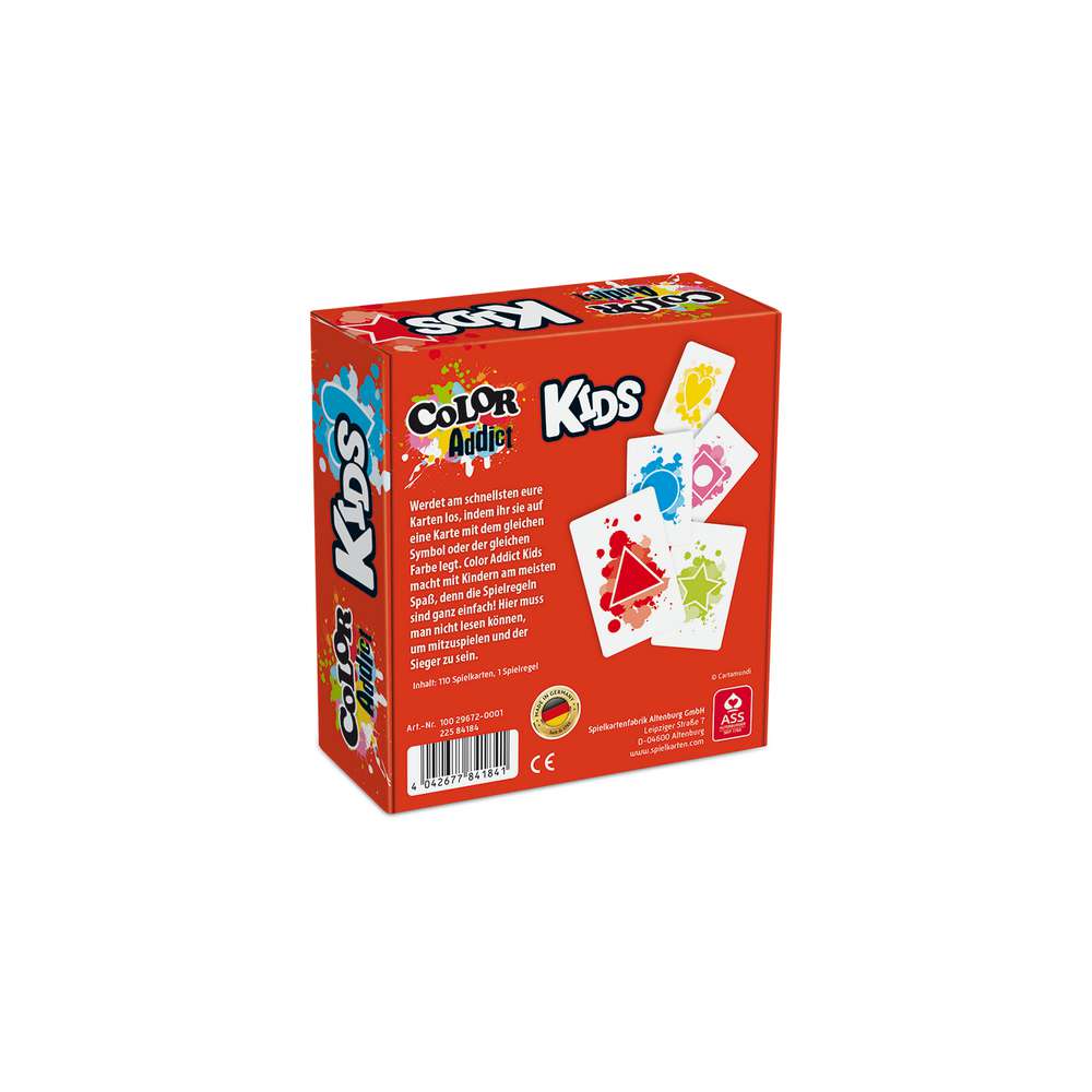 Produktabbildung ASS Altenburger Color Addict Kids Kartenspiel