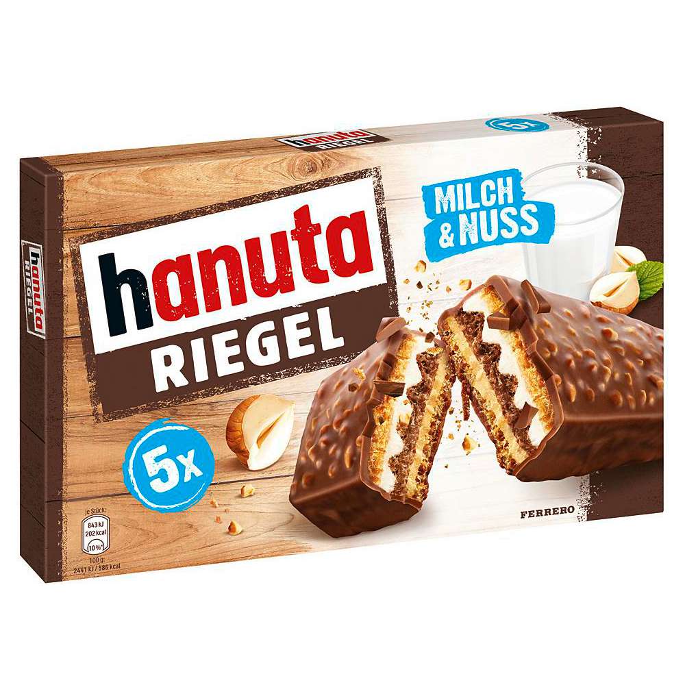 Produktabbildung Ferrero Hanuta Riegel