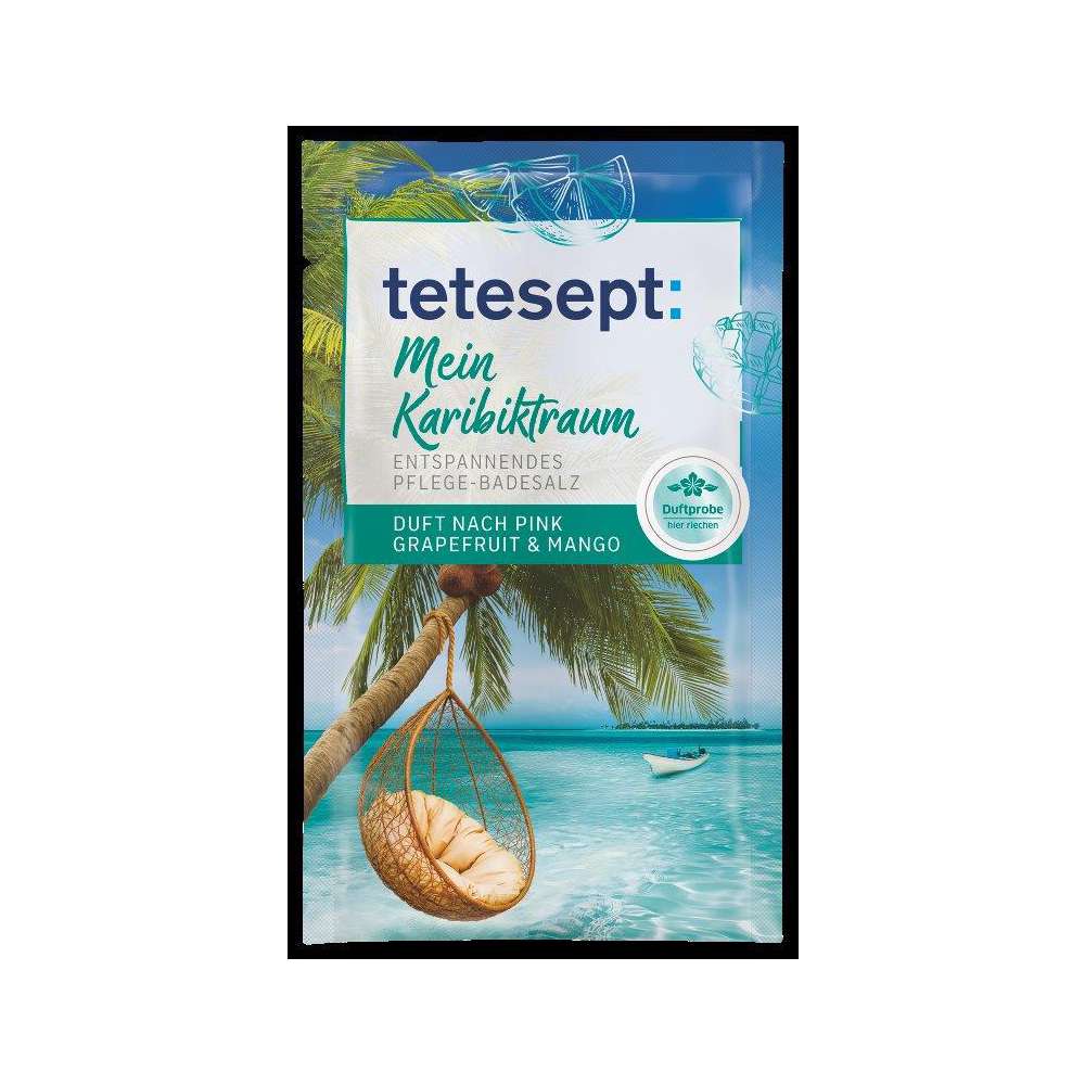 Produktabbildung tetesept Entspannendes Pflege-Badesalz, Pink Grapefruit & Mangoduft