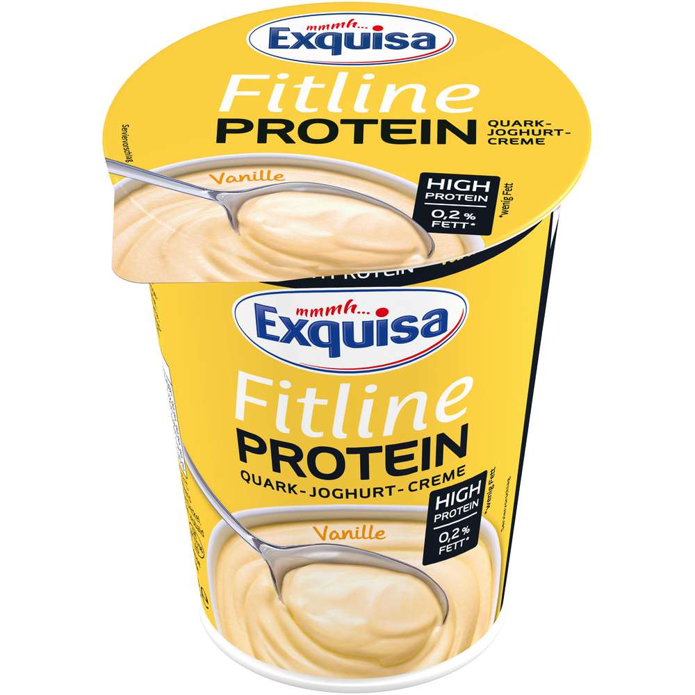 Produktabbildung Exquisa Protein Quark Fitline, Vanille
