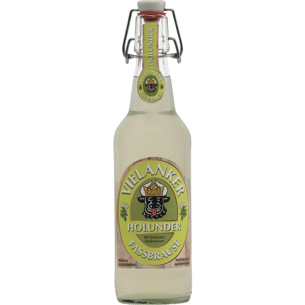 Produktabbildung Vielanker Fassbrause Holunder, alkoholfrei