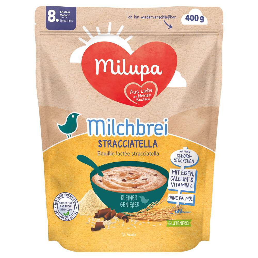 Produktabbildung Milupa Milchbrei Stracciatella, ab dem 8. Monat
