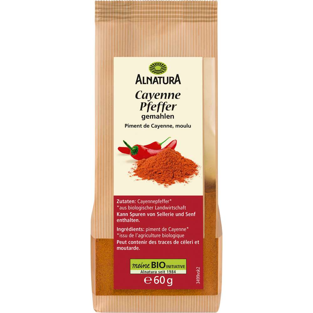 Produktabbildung Alnatura Bio Cayenne Pfeffer, gemahlen
