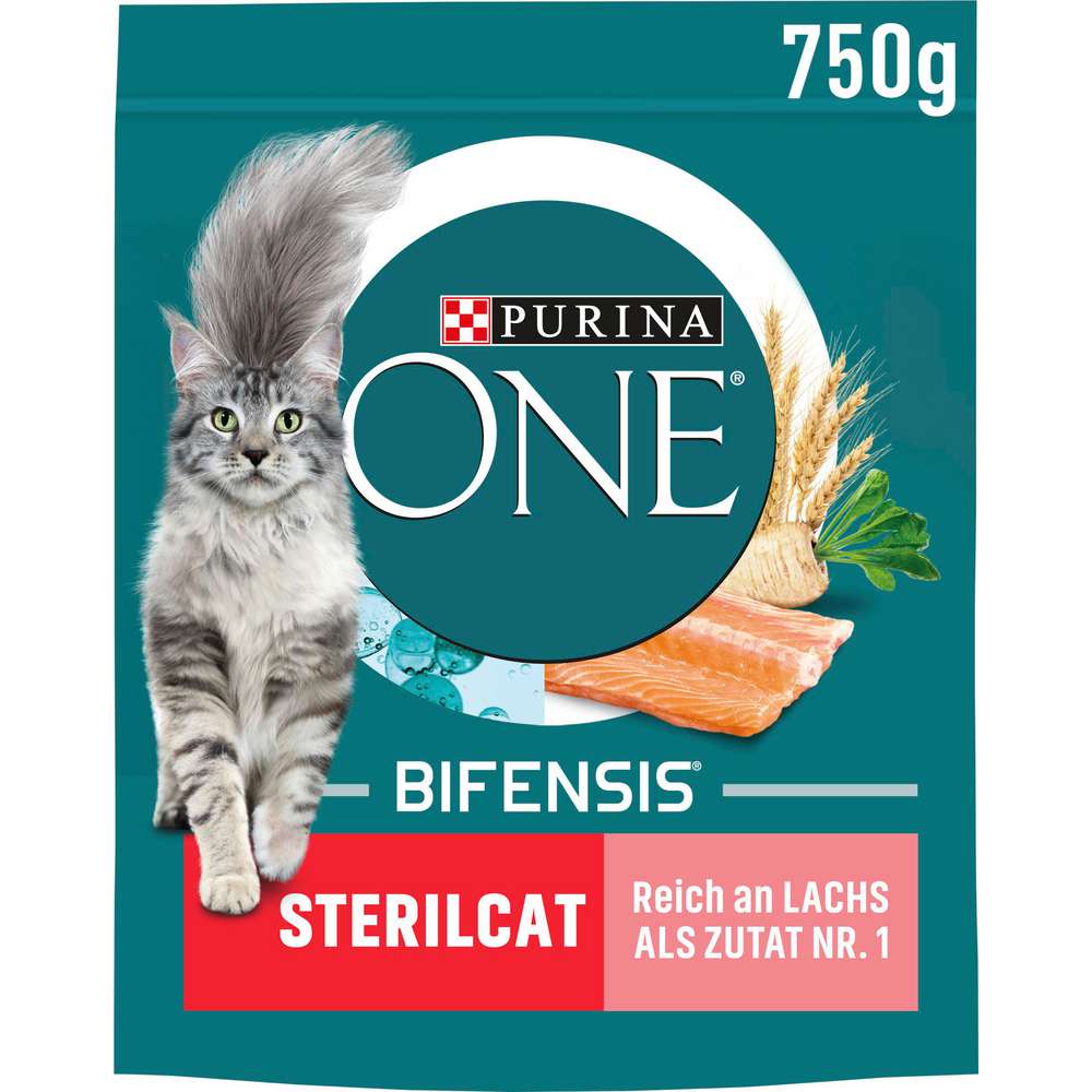 Produktabbildung Purina Katzen-Trockenfutter One, Sterilcat, Lachs