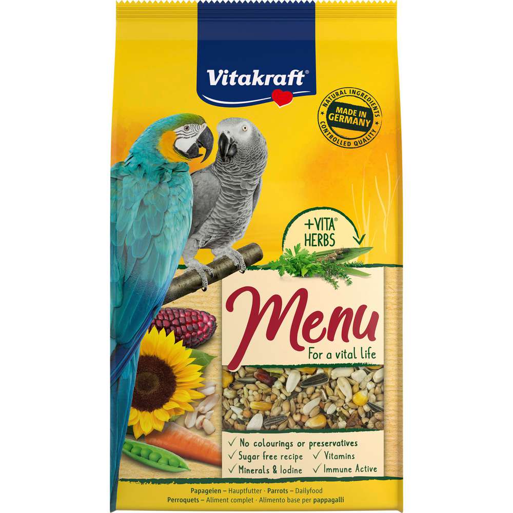 Produktabbildung Vitakraft Papagei-Futter, Menü