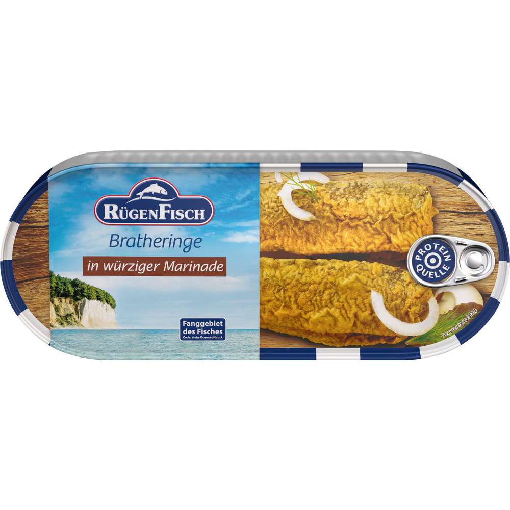 Produktabbildung Rügenfisch Brathering in würziger Marinade