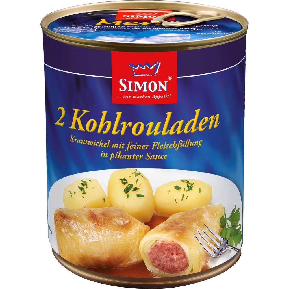 Produktabbildung Simon Kohlrouladen