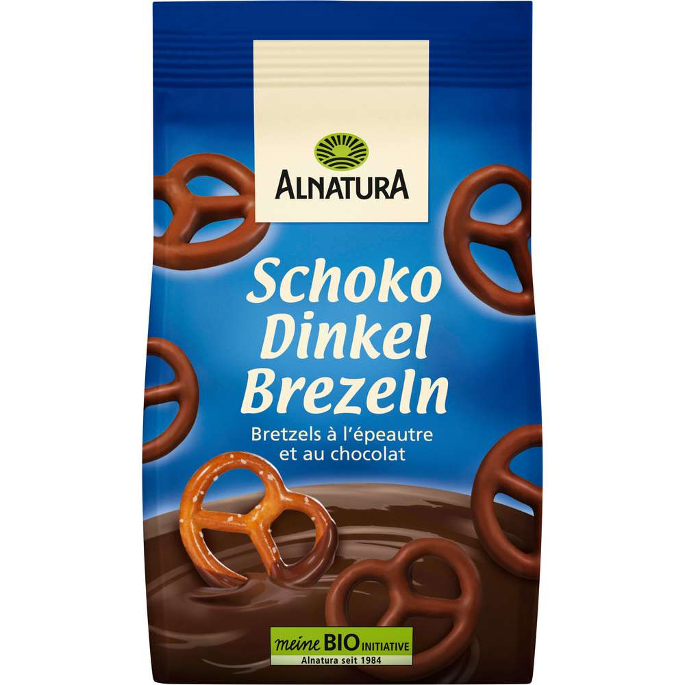 Produktabbildung Alnatura Schoko Dinkel Brezeln