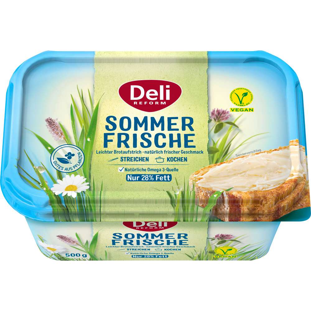 Produktabbildung Deli Reform Halbfettmargarine Sommerfrische 28% Fett
