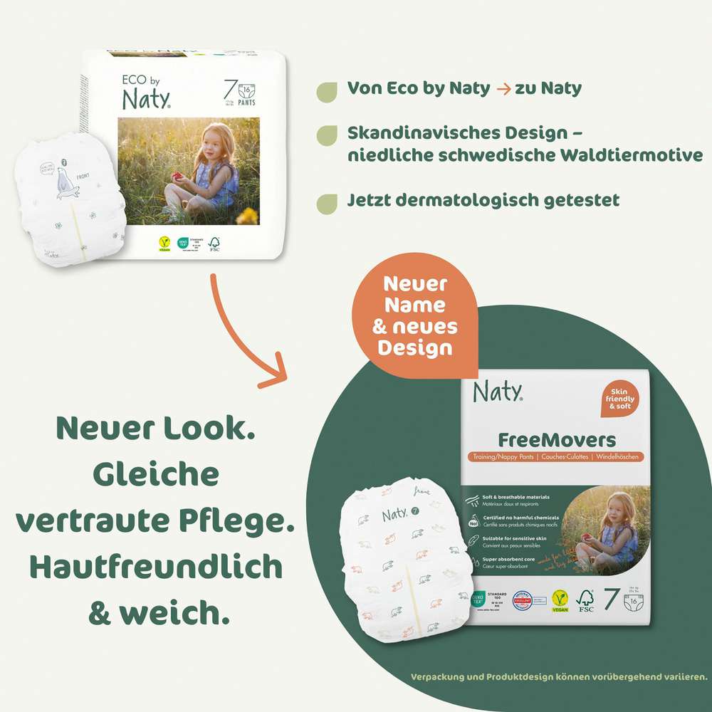 Produktabbildung Naty Eco Windel-Pants, 17+kg