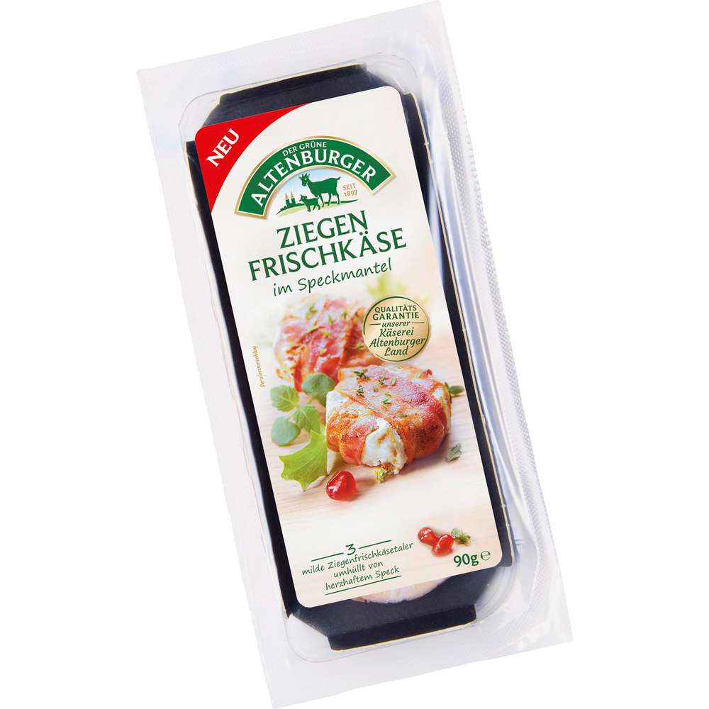 Produktabbildung Altenburger Ziegenfrischkäse, Speck