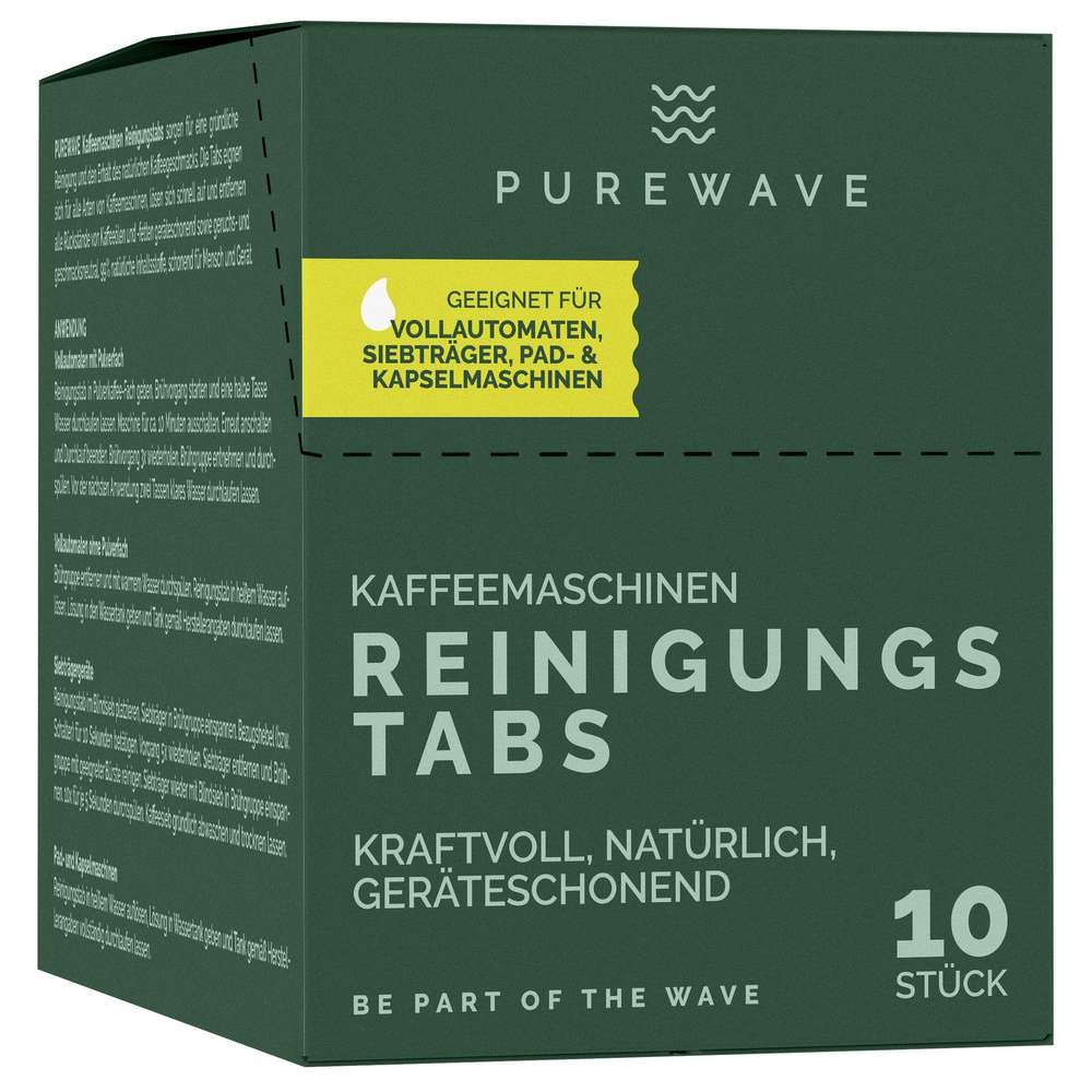 Produktabbildung Pure Wave Reinigungstabs Kaffeemaschine