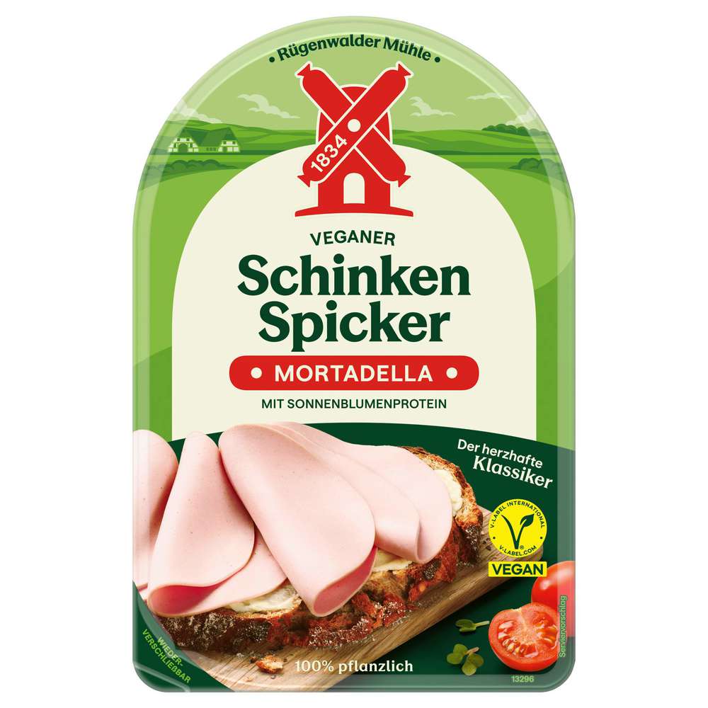 Produktabbildung Rügenwalder Mühle Veganer Schinken Spicker, Mortadella